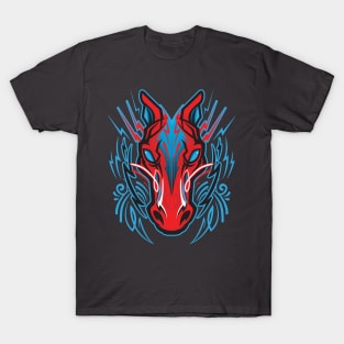 Pinstriped Horse T-Shirt